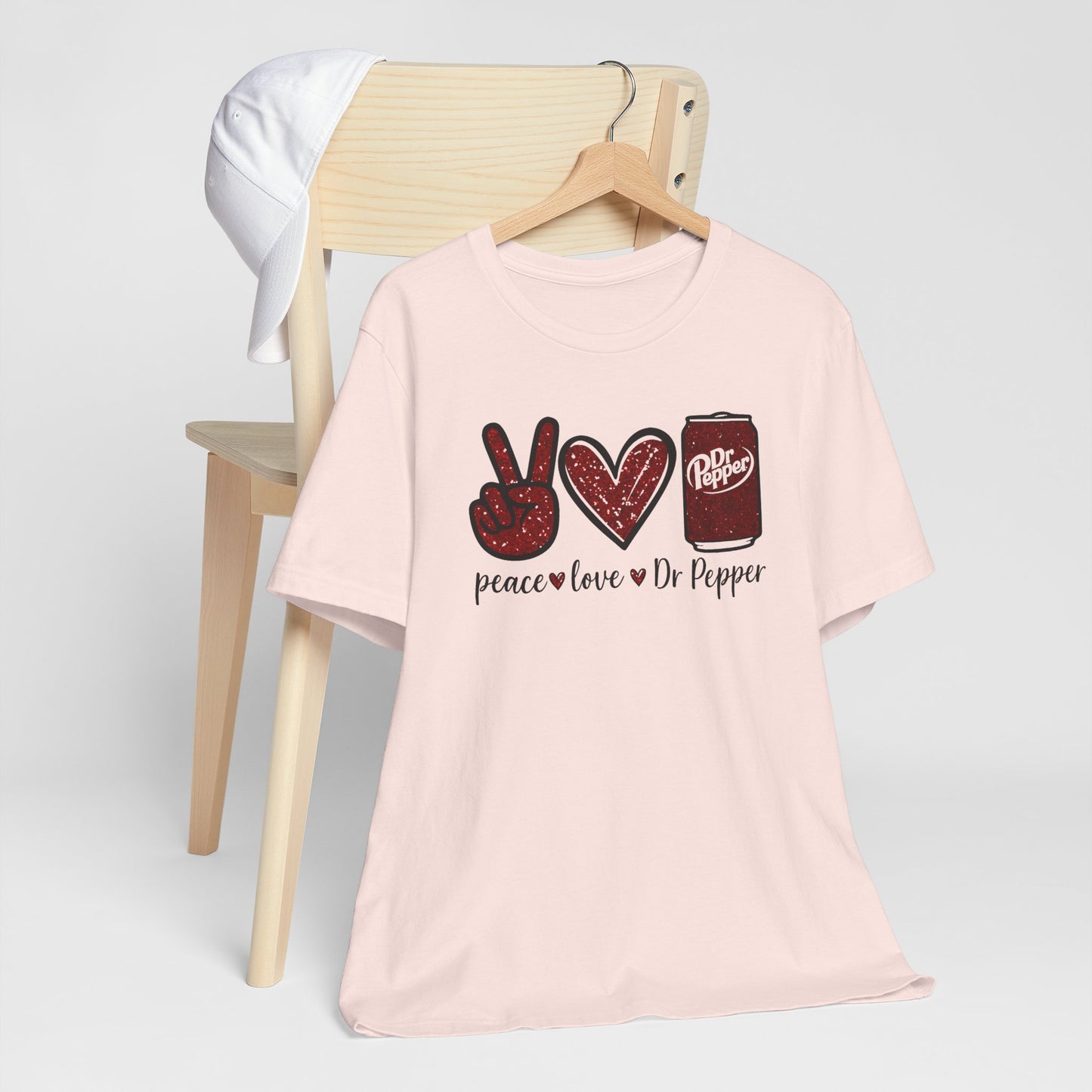 Peace Love Soda T-Shirt – Cute Graphic Tee for Soda Lovers