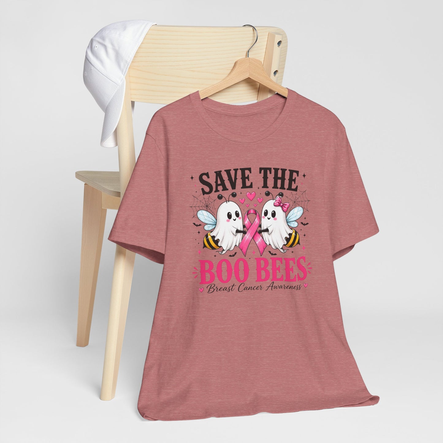 Save the Boo Bees Breast Cancer Awareness Halloween Tee