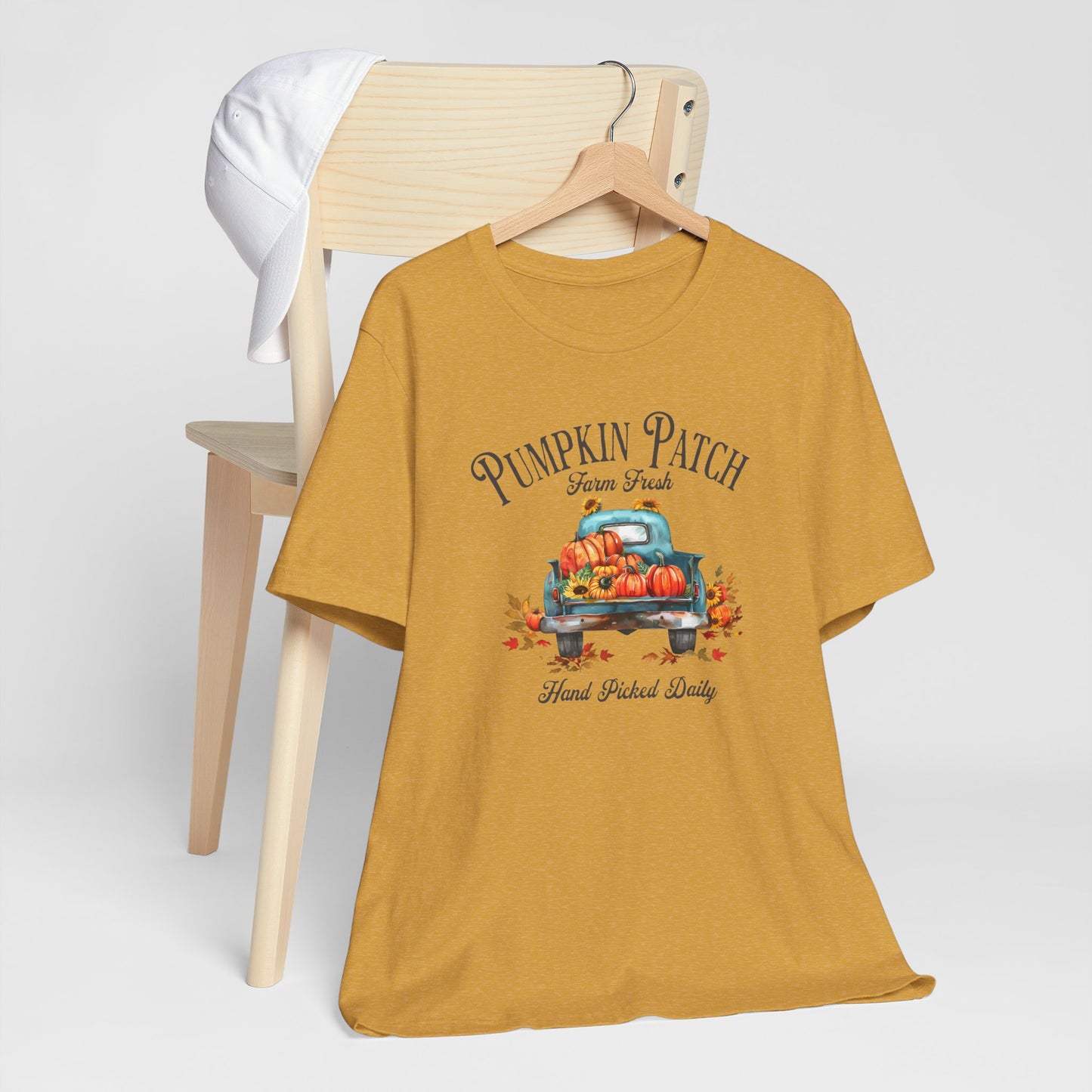 Pumpkin Patch Farm Fresh Tee – Vintage Truck Fall Shirt