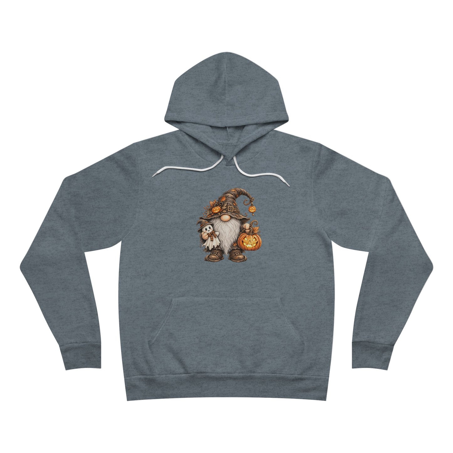 Halloween Gnome with Ghost & Pumpkin Hoodie