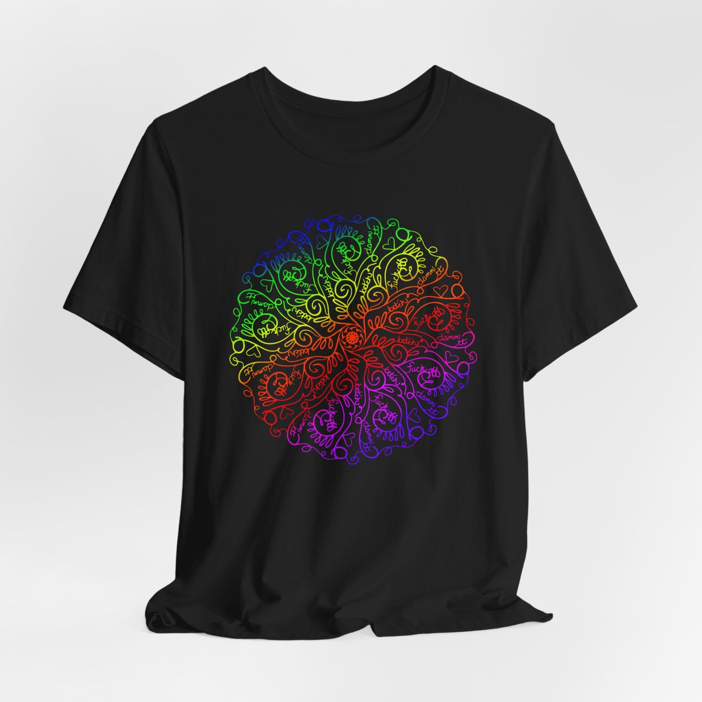 Hidden Message Rainbow Shirt – “If You Know You Know” Funny Graphic Tee for Women