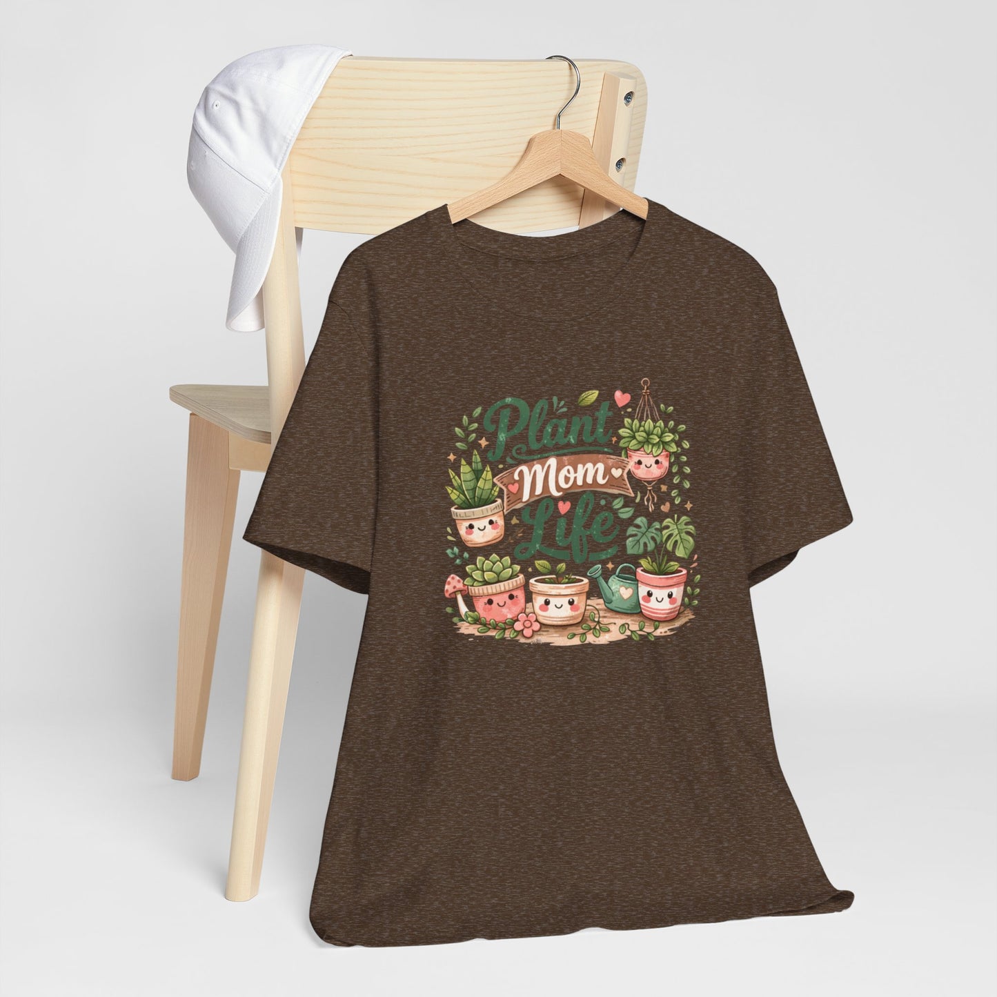 Plant Mom Life Graphic Tee | Cute Plant Lover Shirt