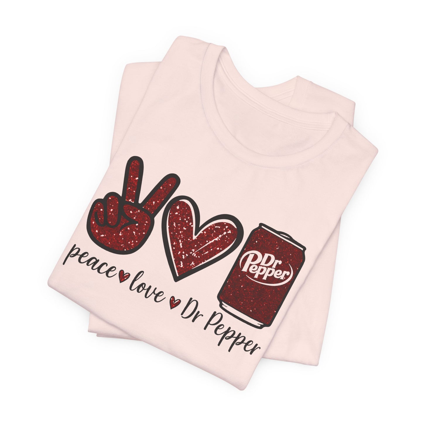 Peace Love Soda T-Shirt – Cute Graphic Tee for Soda Lovers