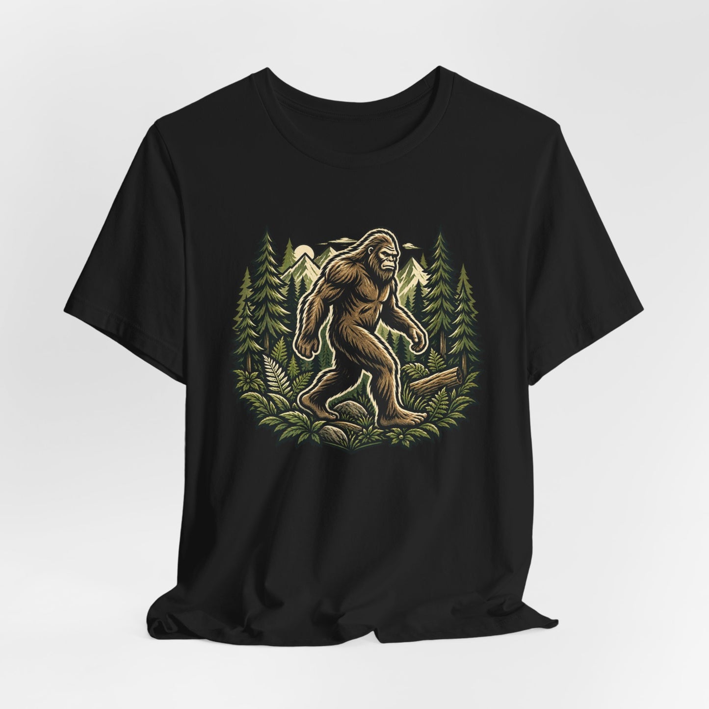 Bigfoot Mountain Adventure Tee | Sasquatch Graphic Shirt