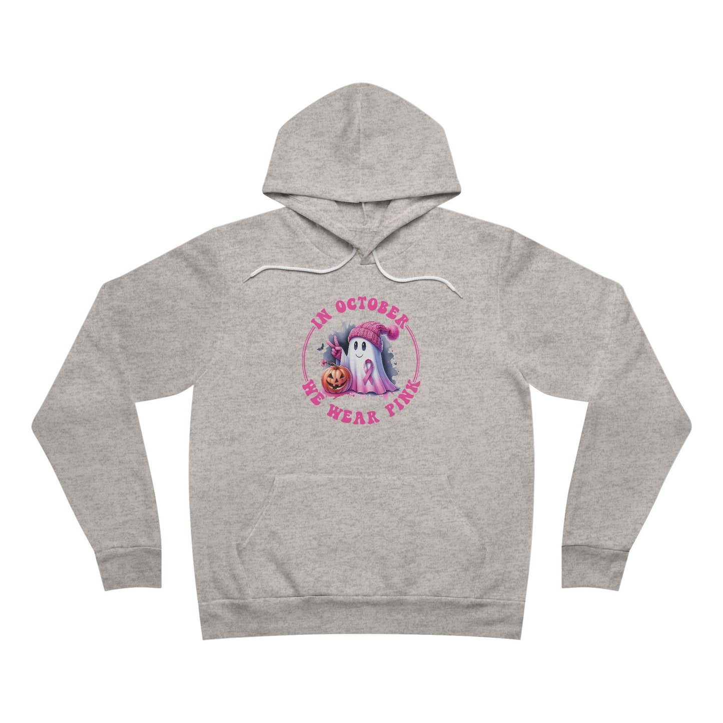 In October We Wear Pink Breast Cancer Awareness Halloween Hoodie
