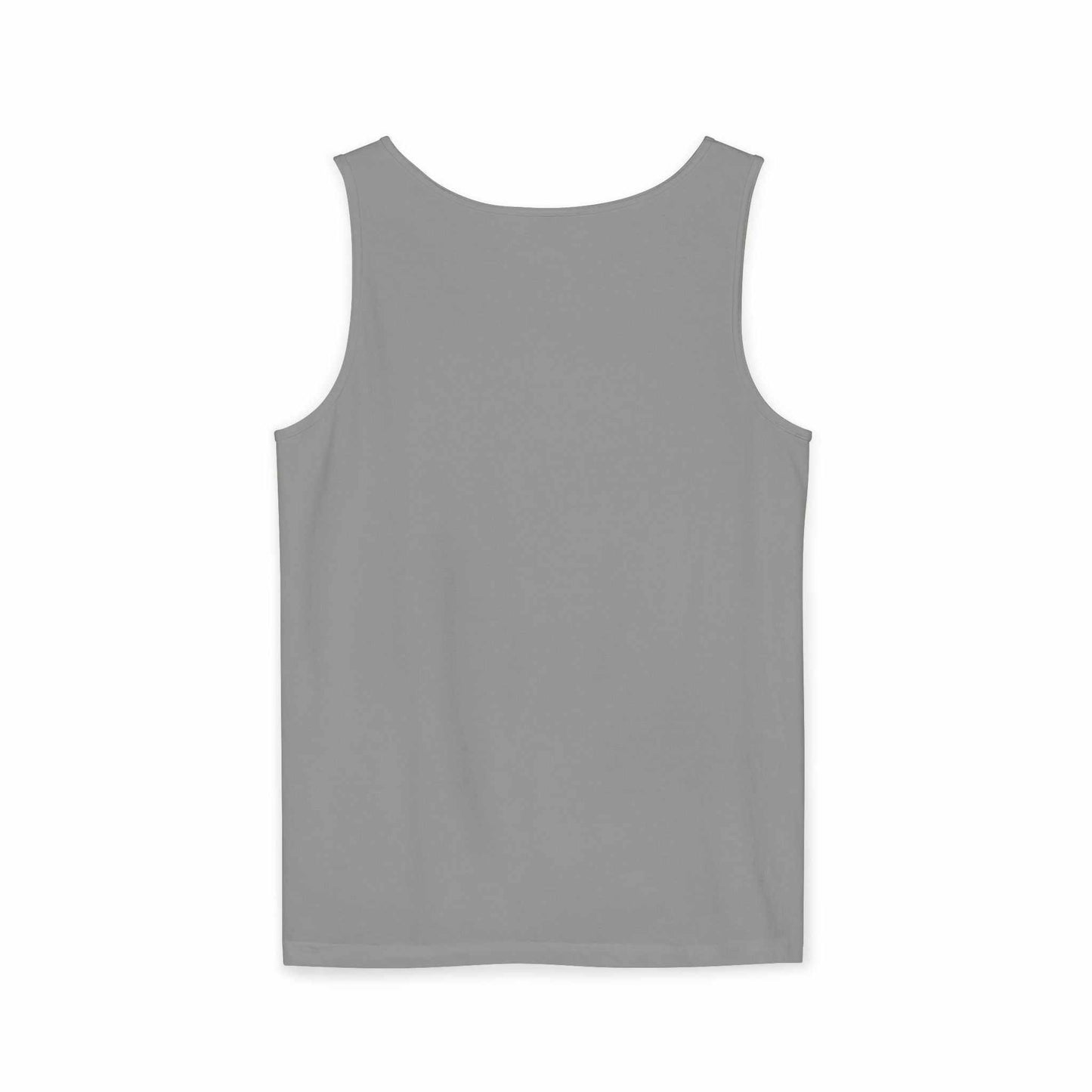 Patriotic watercolor flower floral graphic on soft cotton tank top with relaxed fit and hand-painted style