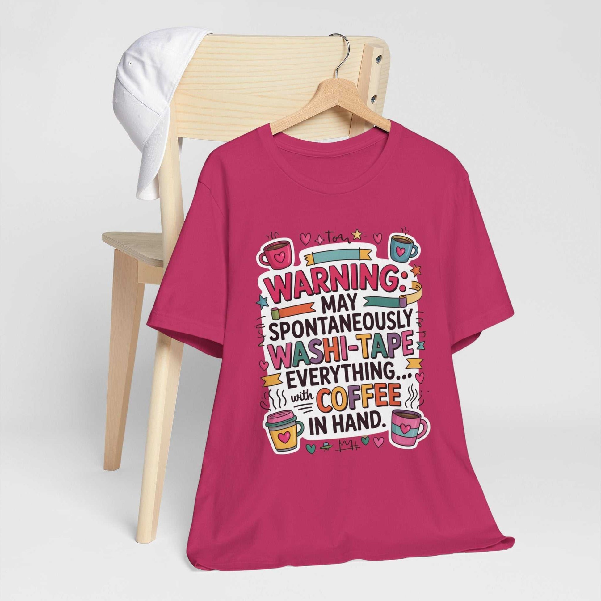 Warning May Spontaneously Washi Tape - berry