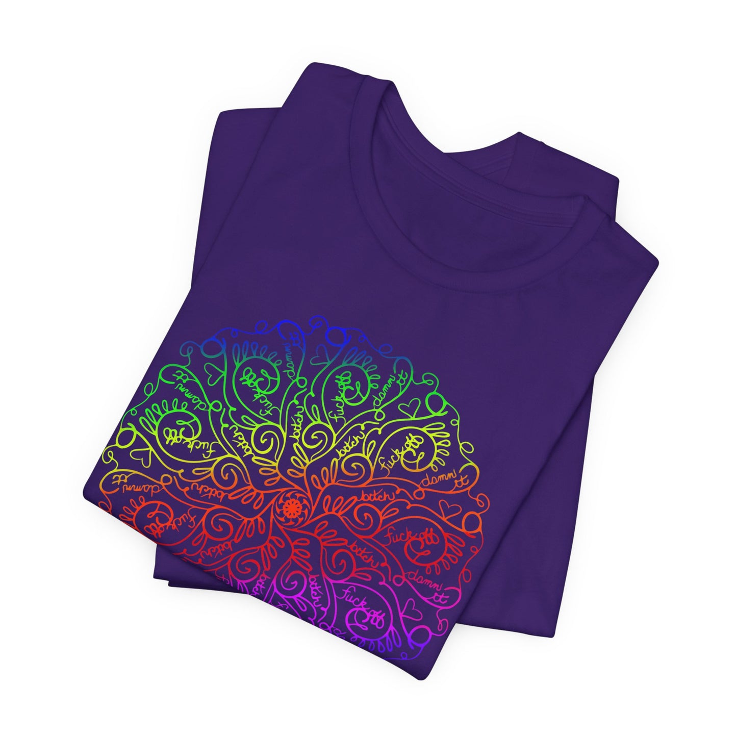 Hidden Message Rainbow Shirt – “If You Know You Know” Funny Graphic Tee for Women