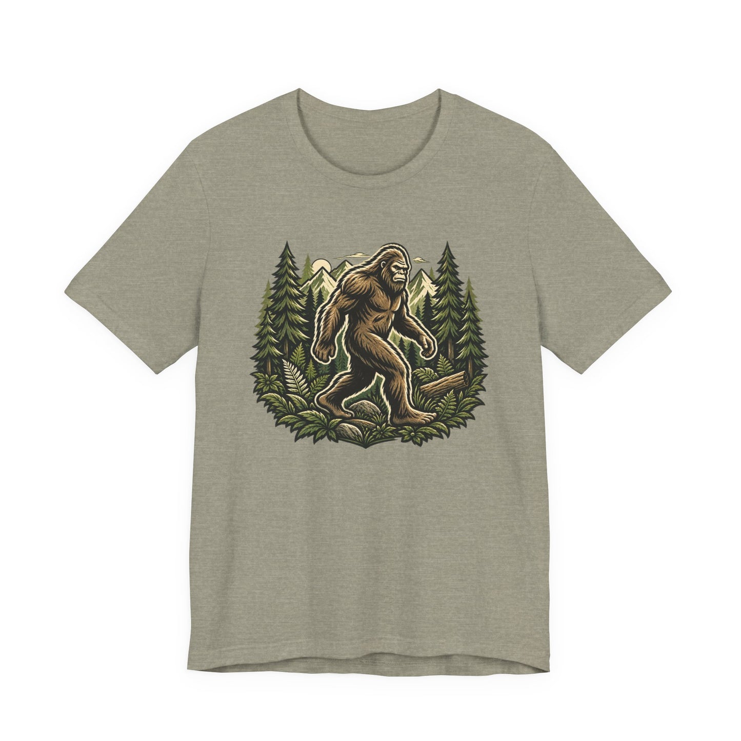 Bigfoot Mountain Adventure Tee | Sasquatch Graphic Shirt