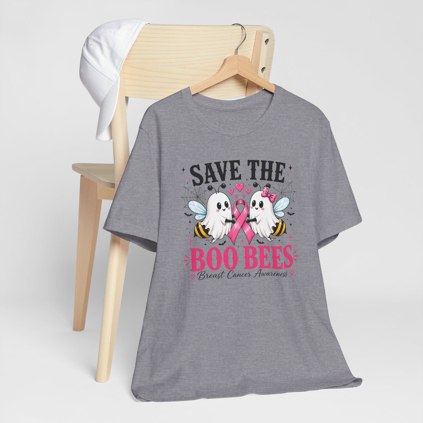 Save the Boo Bees Breast Cancer Awareness Halloween Tee