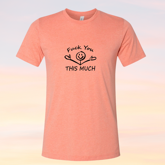 Fuck You This Much Funny Adult Shirt
