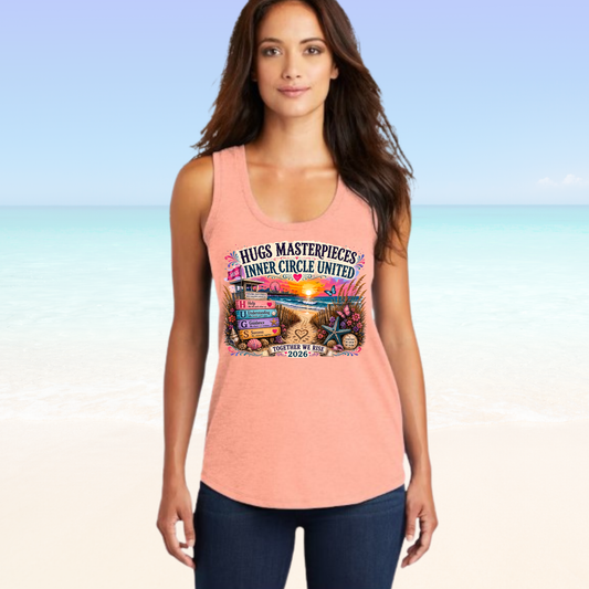 HUGS Masterpieces Inner Circle United Women's Tri-Blend Racerback Tank
