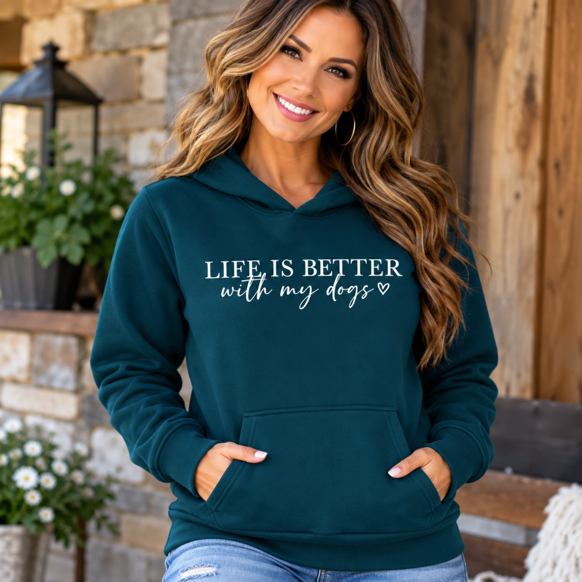 Life Is Better With My Dogs Hoodie