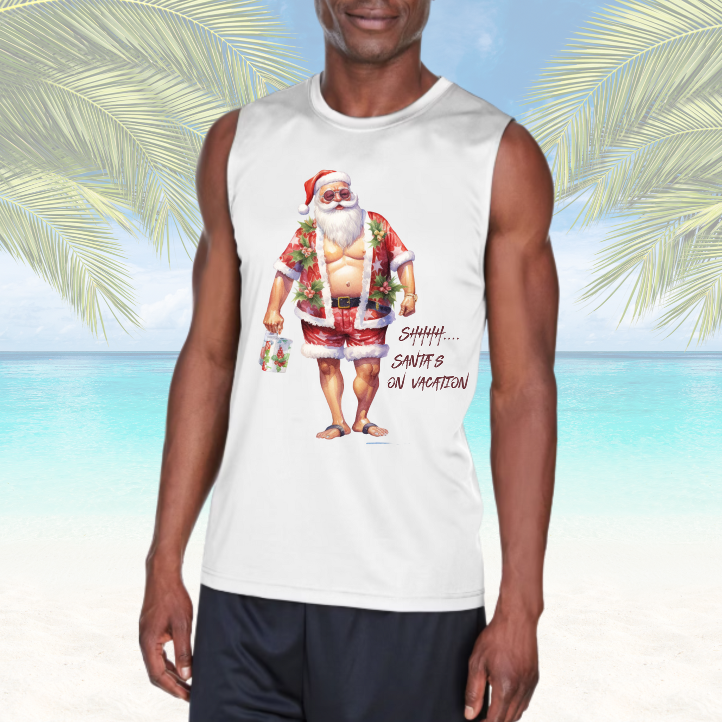 Santa is on Vacation Tank Top