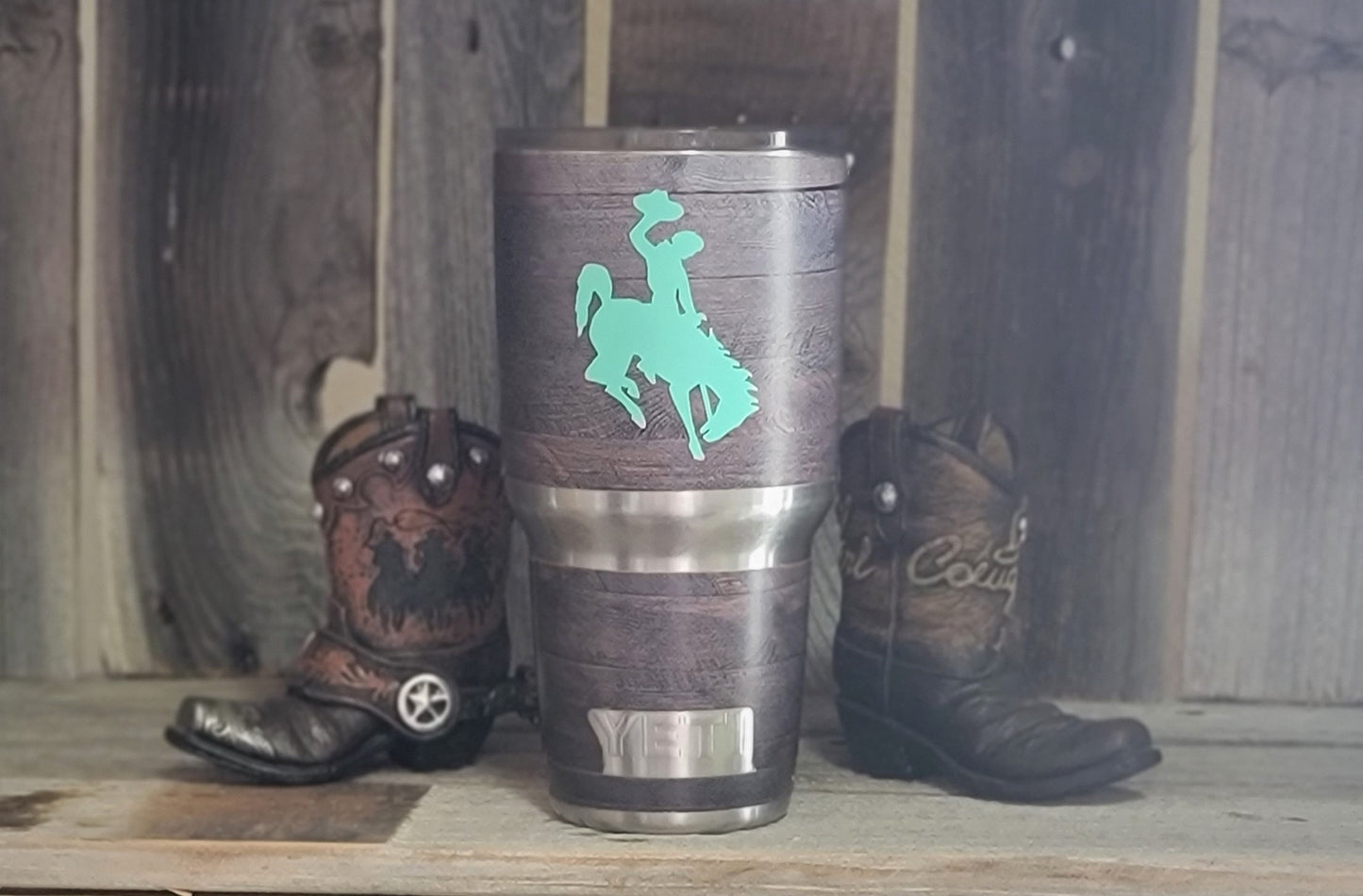 Wyoming Cowboy Decals 4" Decals