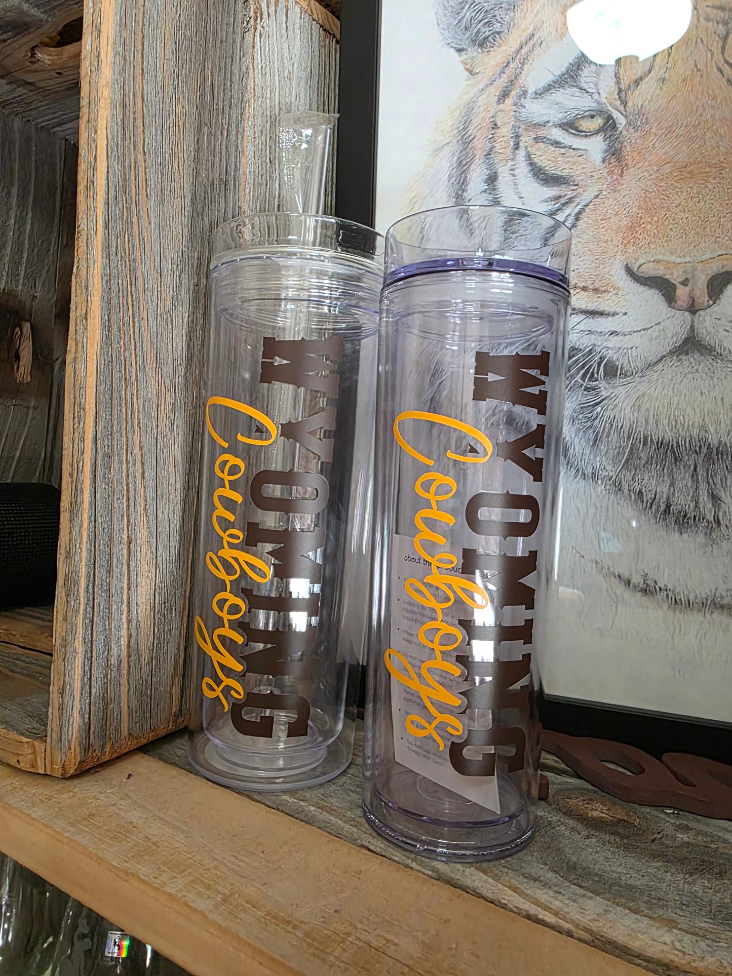 Wyoming Cowboy Drink Glass Set