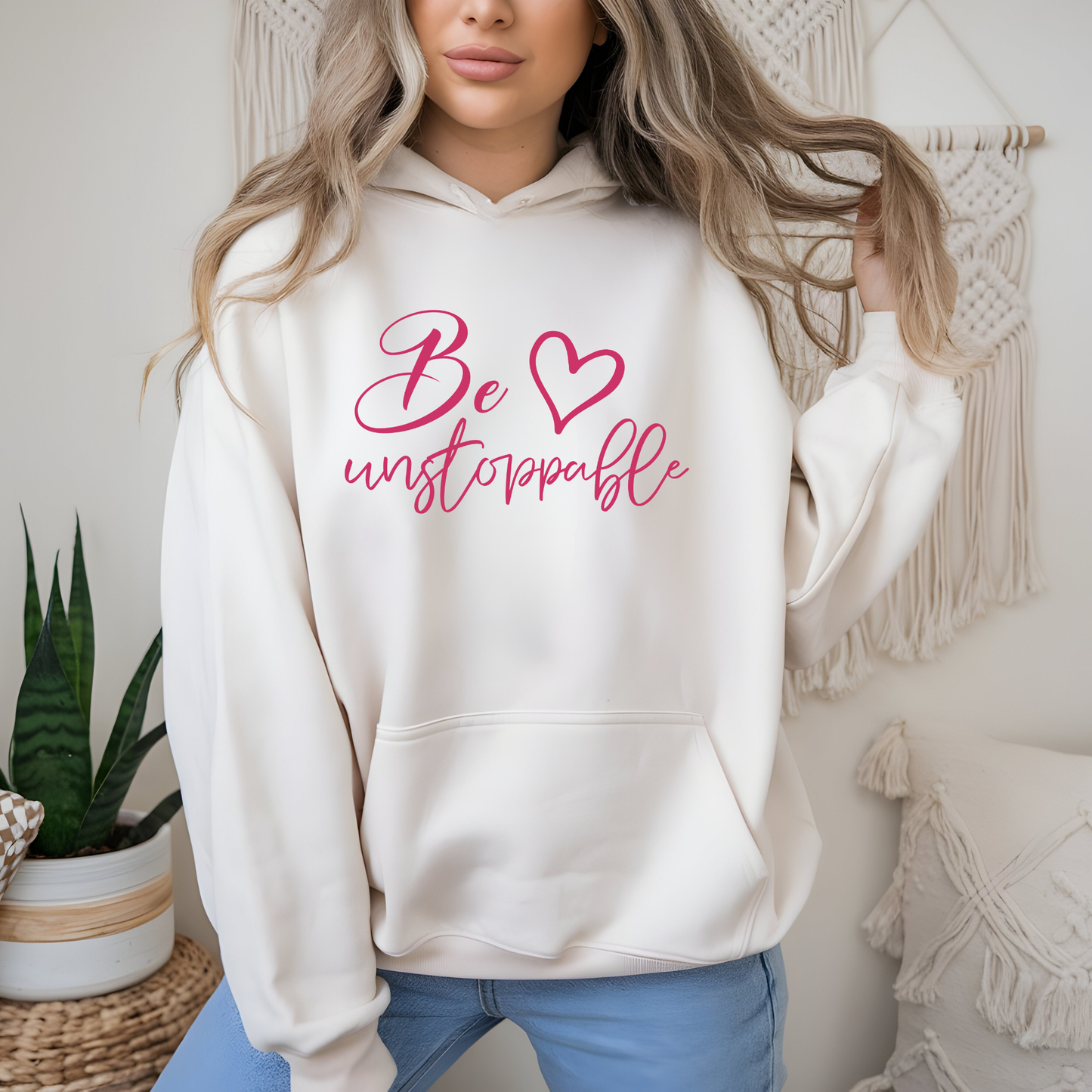 Be Unstoppable Hoodie - Cozy Empowerment for Strong Woman