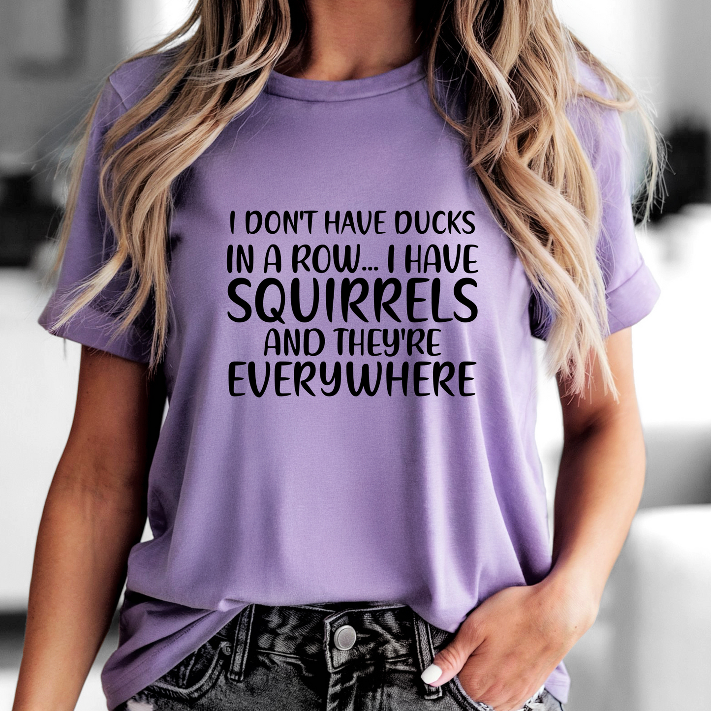 I Don’t Have Ducks In A Row Shirt - purple
