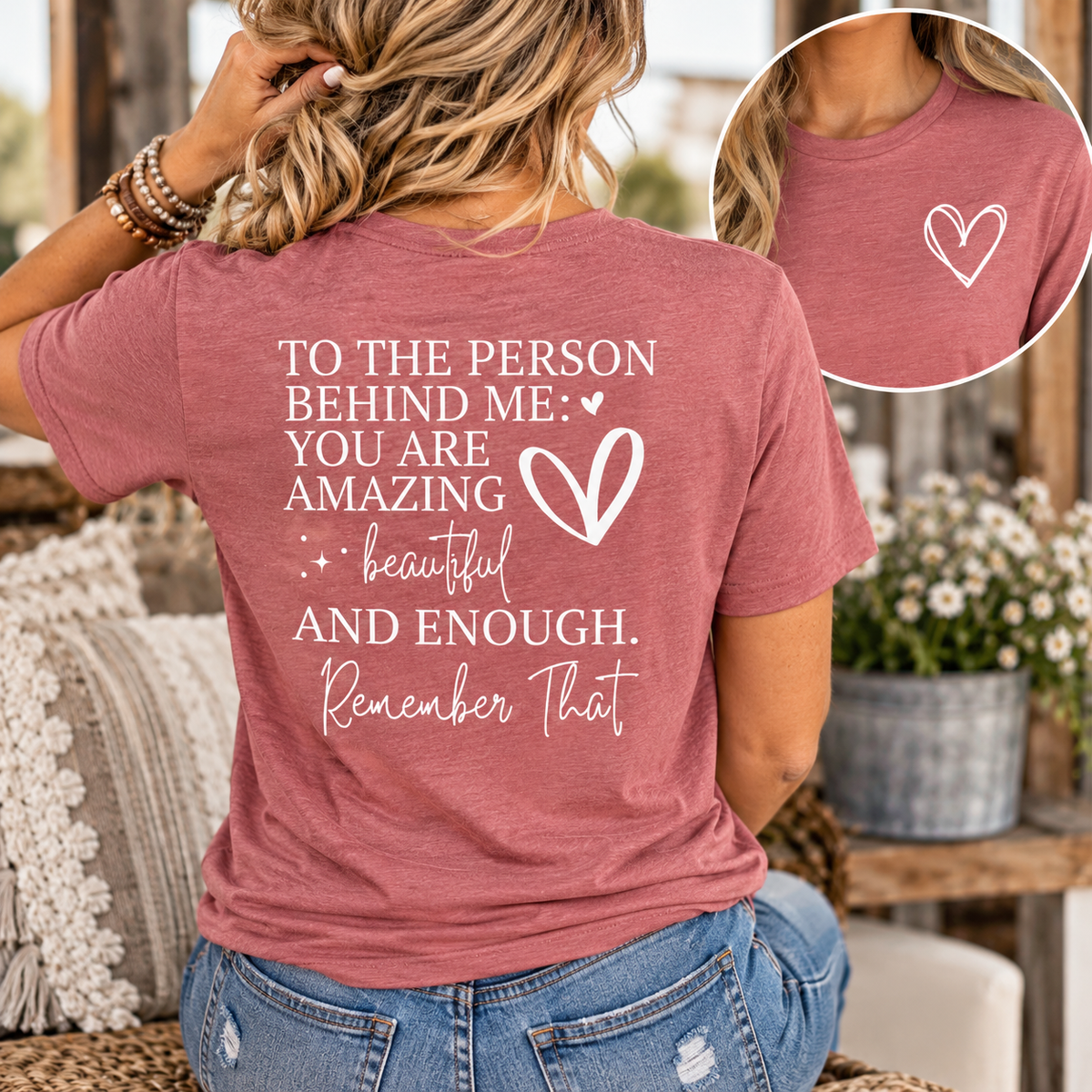 To the person behind me tee