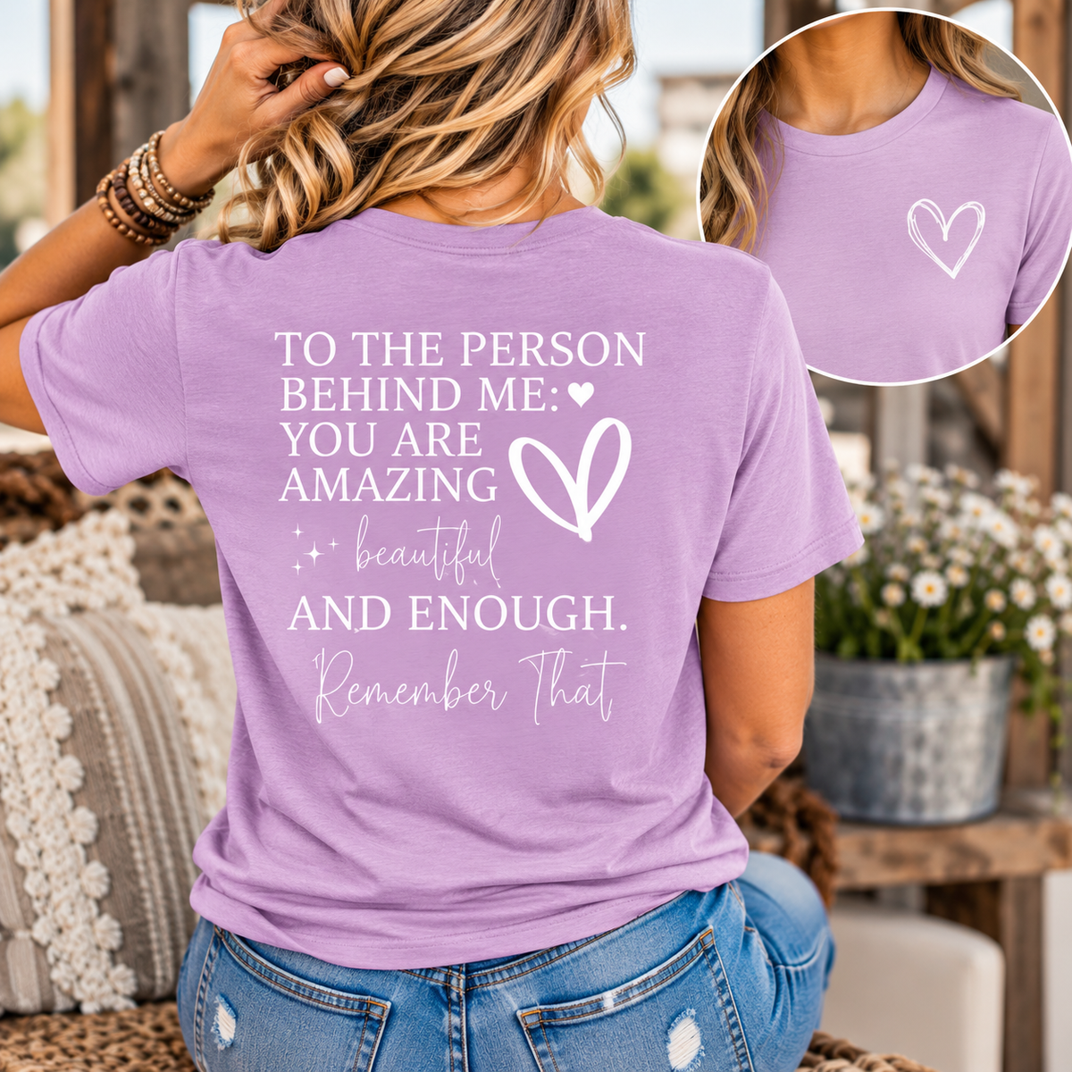 To the person behind me tee