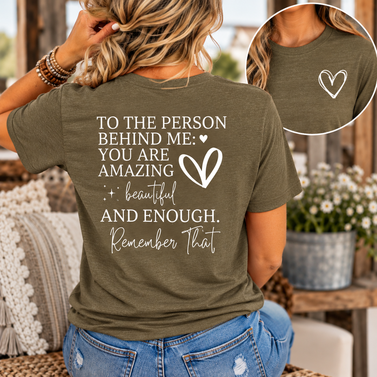 To the person behind me tee