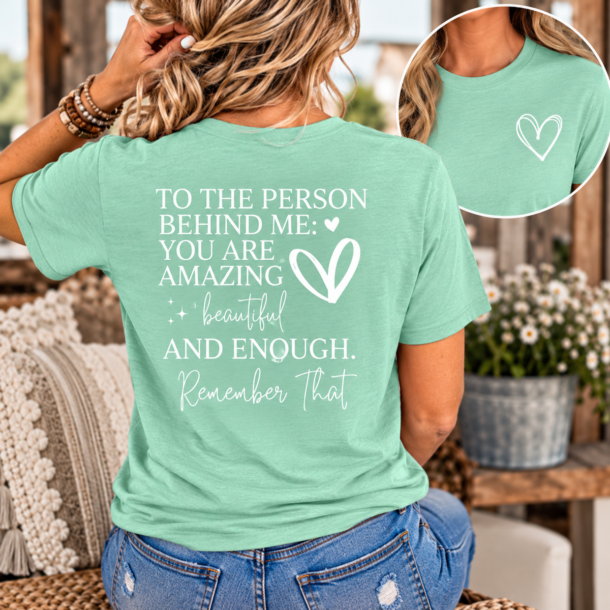 To the person behind me tee