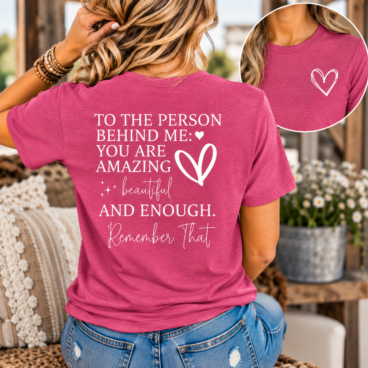 To the person behind me tee