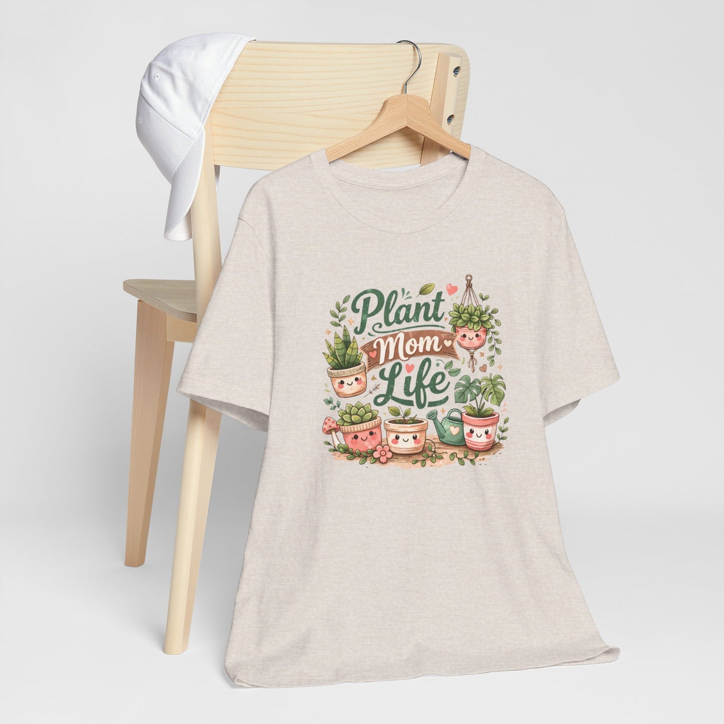 Plant Mom Life Graphic Tee | Cute Plant Lover Shirt