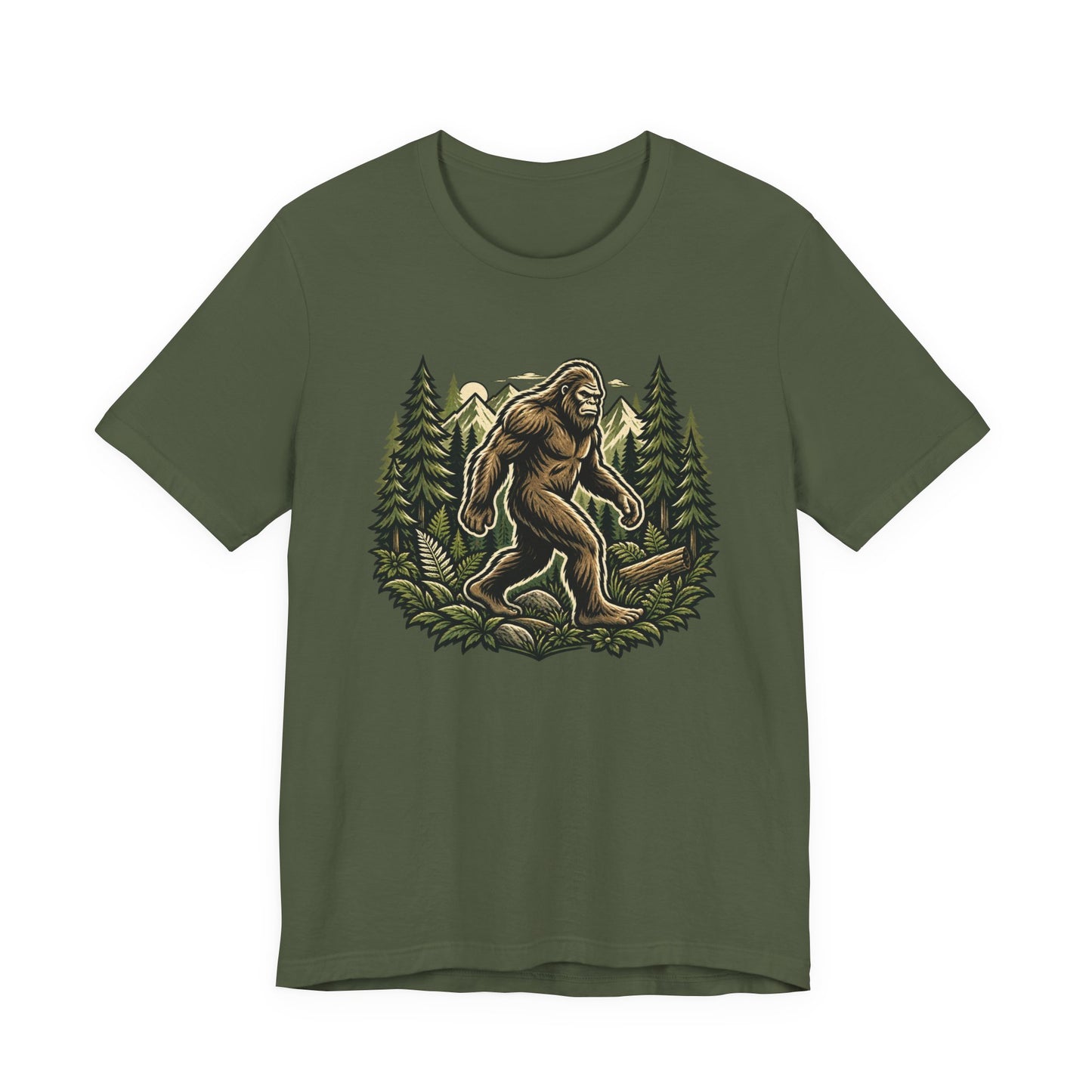 Bigfoot Mountain Adventure Tee | Sasquatch Graphic Shirt