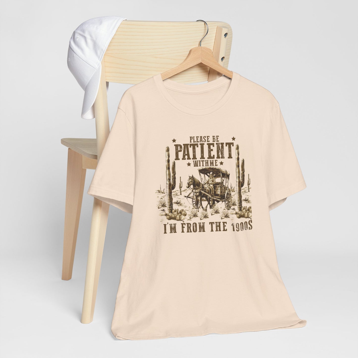 Please Be Patient With Me I’m From The 1900s Shirt – Funny Western Cowgirl Graphic Tee