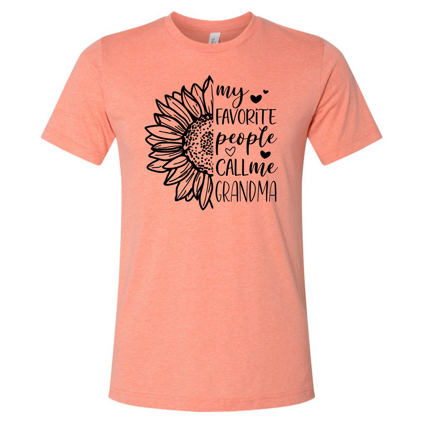My Favorite People Call Me Grandma Sunflower Shirt