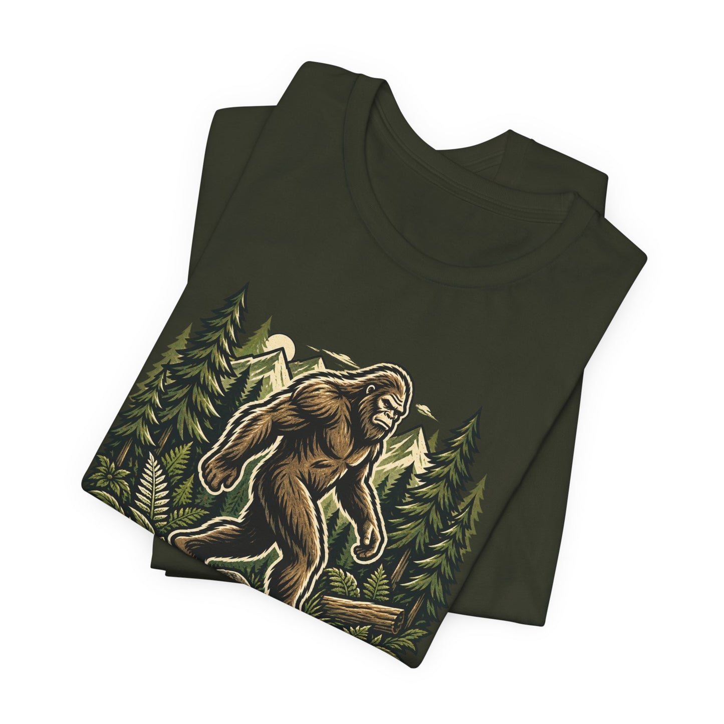 Bigfoot Mountain Adventure Tee | Sasquatch Graphic Shirt