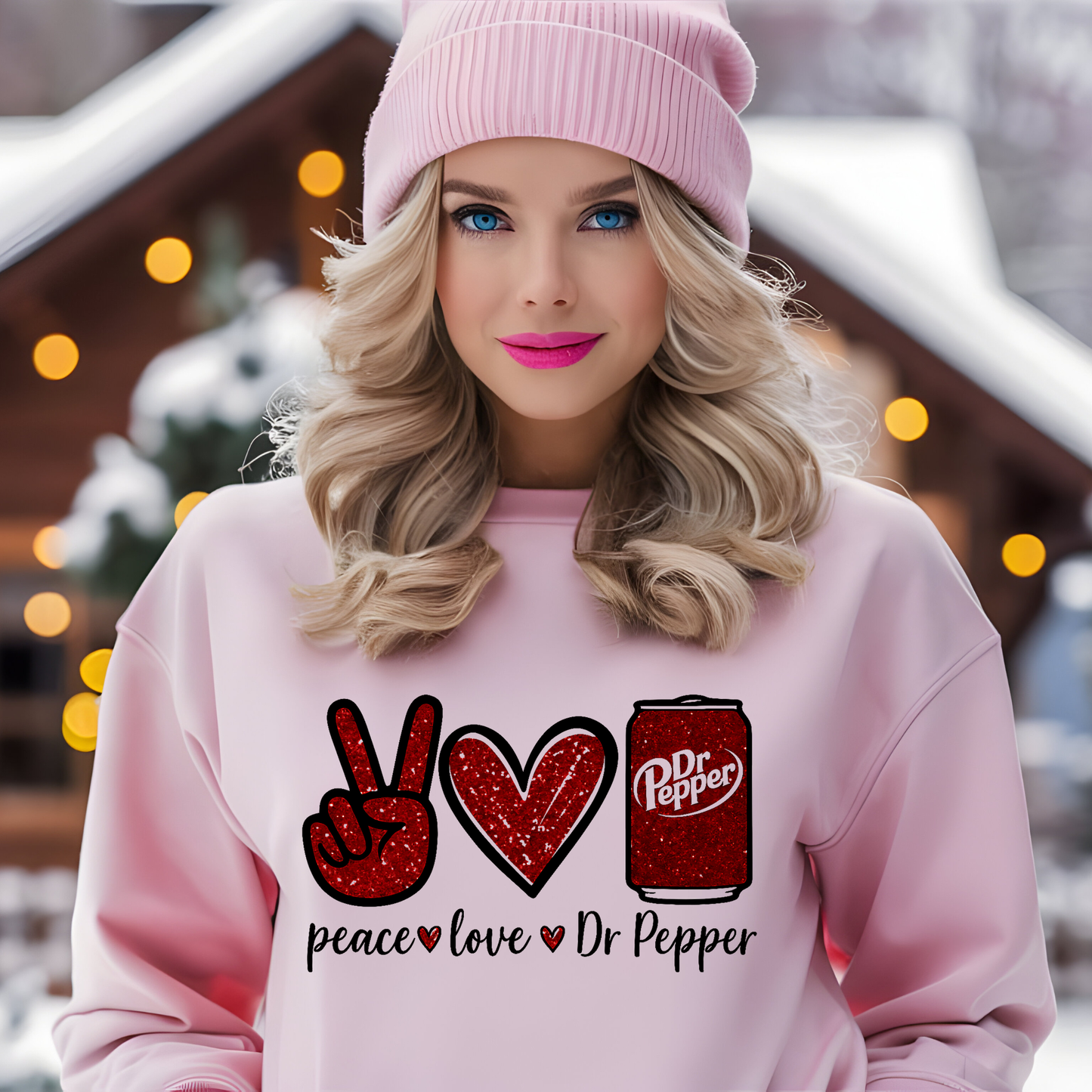 Peace Love Dr Pepper Adult Shirts