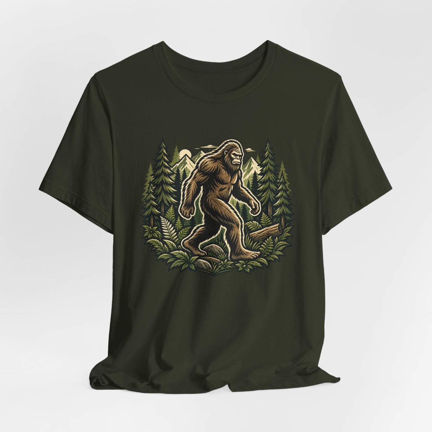 Bigfoot Mountain Adventure Tee | Sasquatch Graphic Shirt
