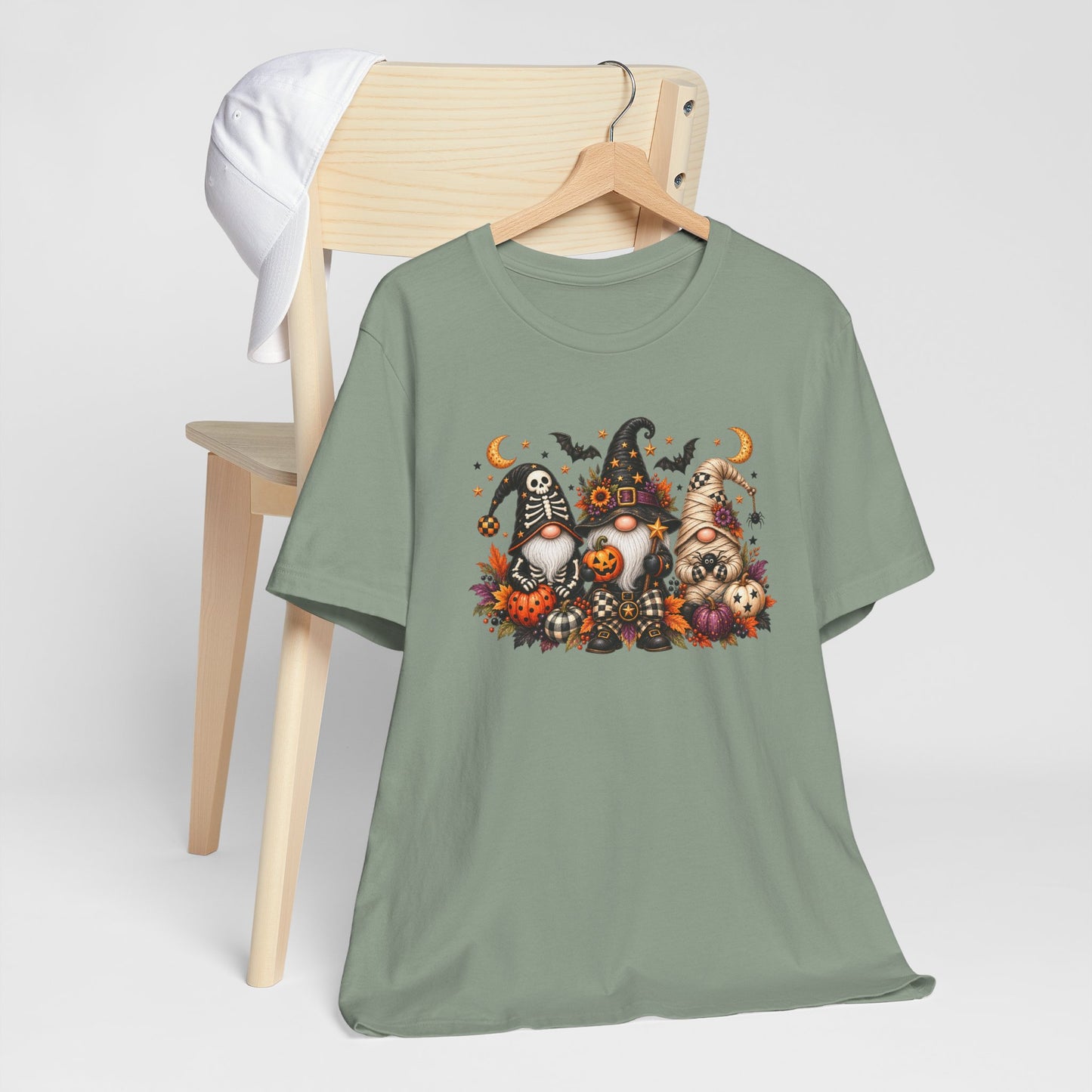 Spooky Halloween Gnome Trio Tee