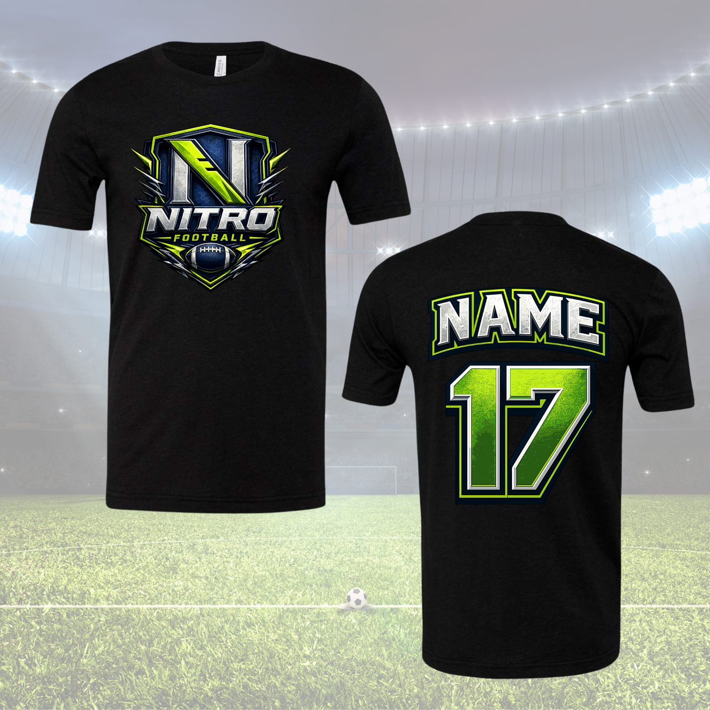 Nitro Football Adult Unisex Crew Neck Tee