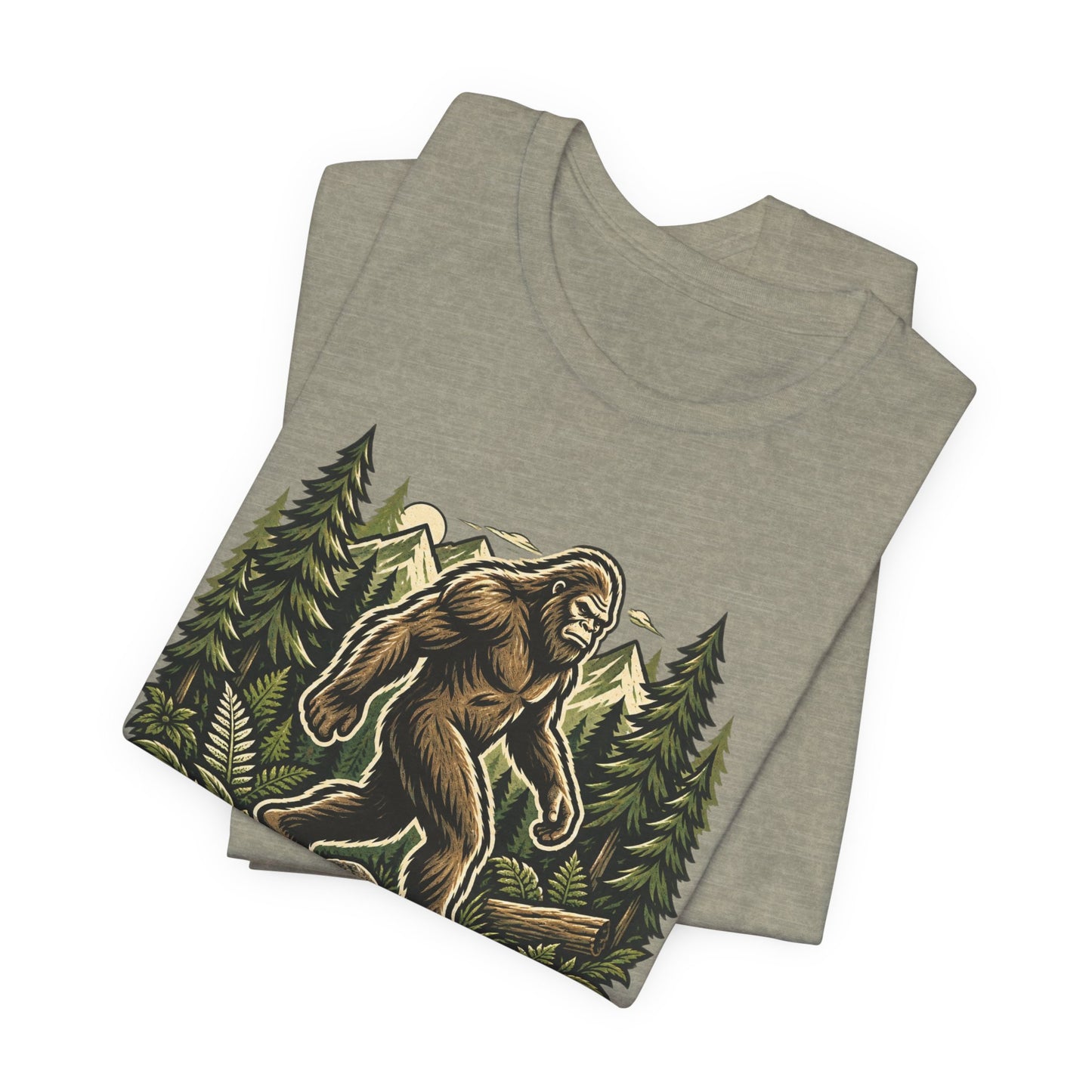 Bigfoot Mountain Adventure Tee | Sasquatch Graphic Shirt