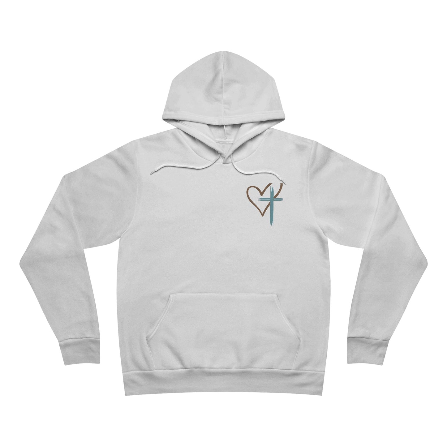 Jesus Has My Back Hoodie – Faith-Based Women’s Hoodie with Cross Design