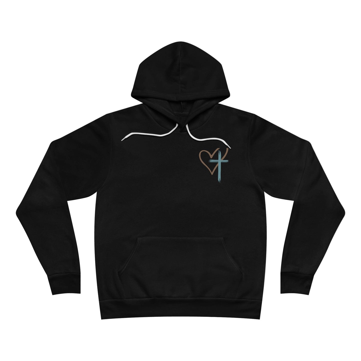 Jesus Has My Back Hoodie – Faith-Based Women’s Hoodie with Cross Design