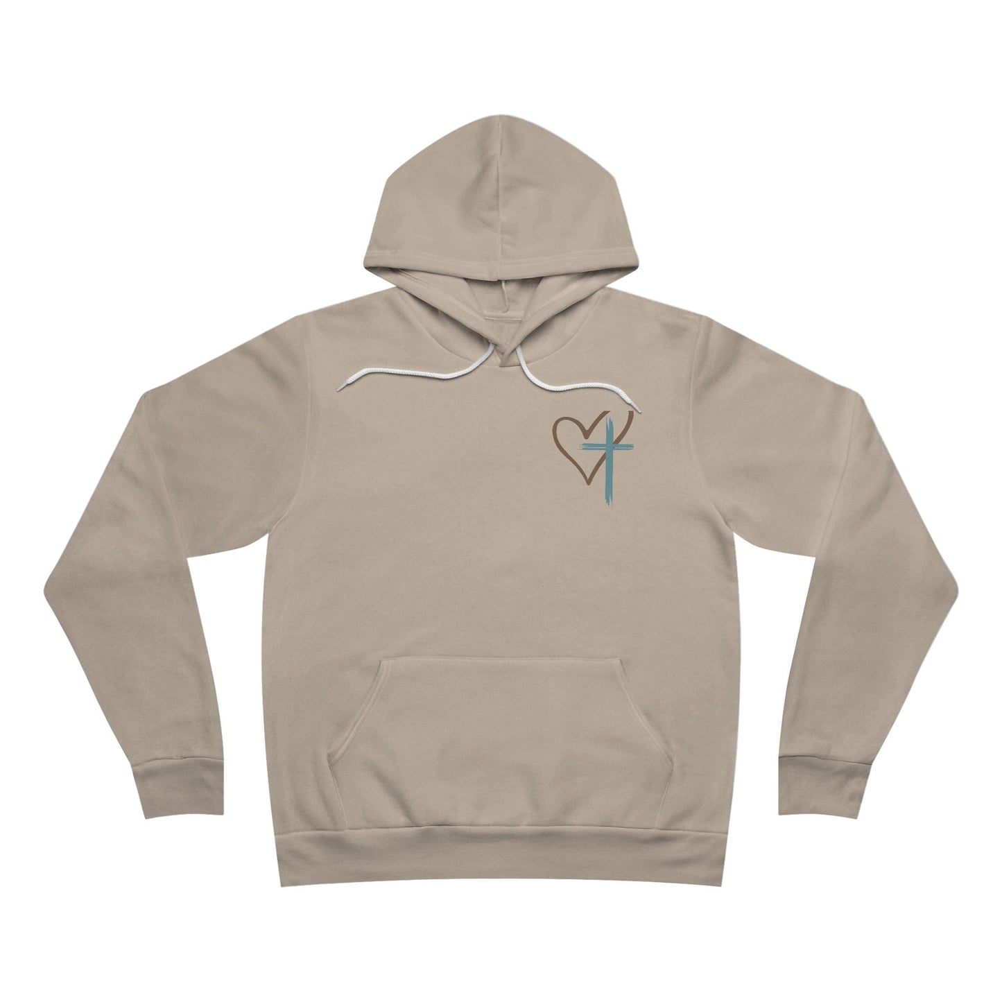 Jesus Has My Back Hoodie – Faith-Based Women’s Hoodie with Cross Design