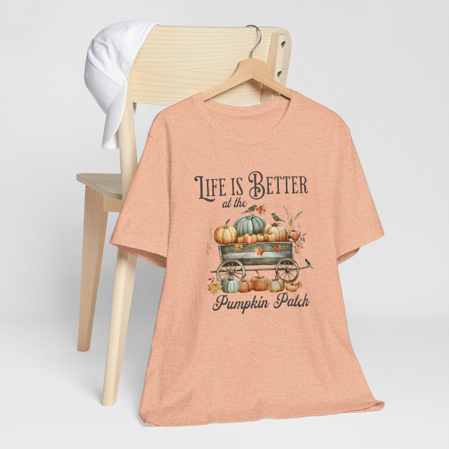 Life is Better at the Pumpkin Patch Tee – Fall Graphic Shirt
