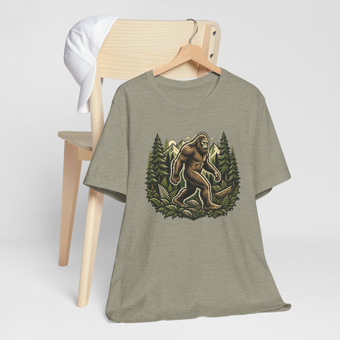 Bigfoot Mountain Adventure Tee | Sasquatch Graphic Shirt