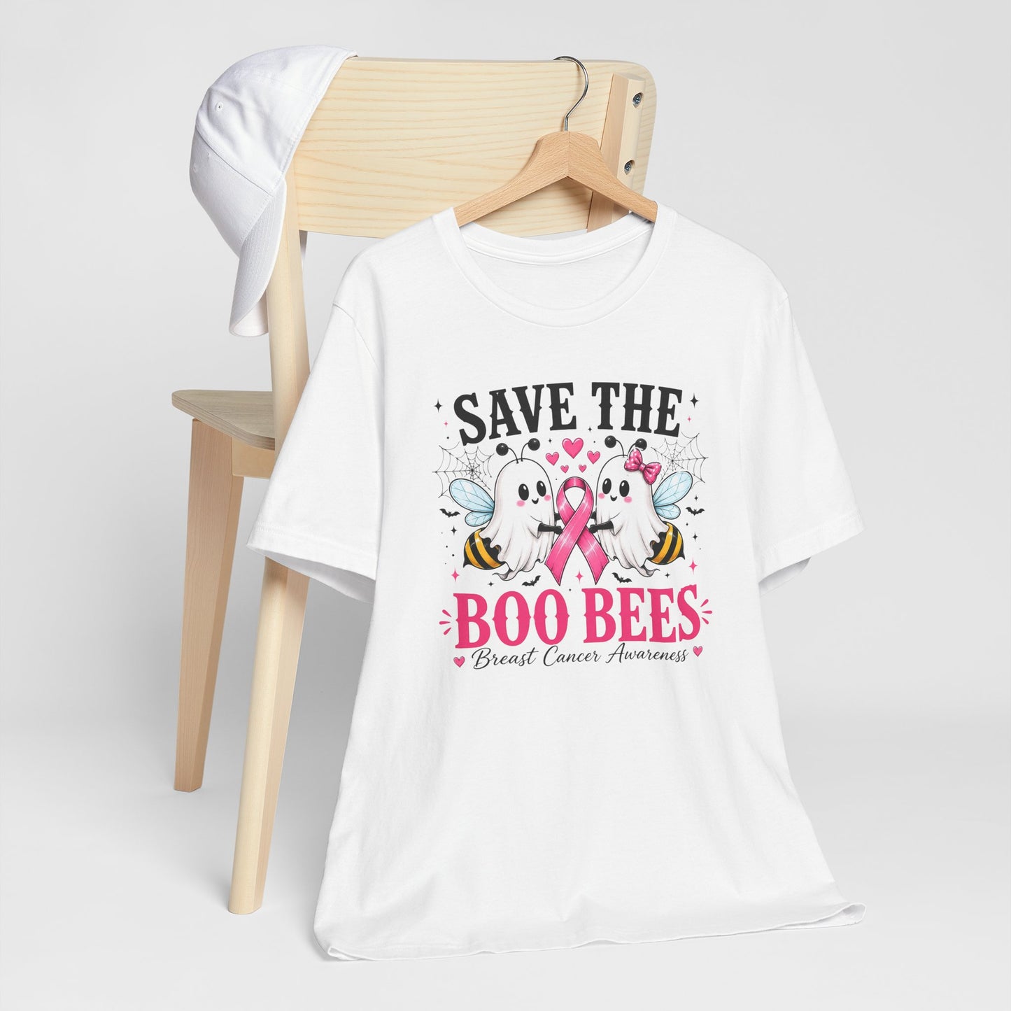 Save the Boo Bees Breast Cancer Awareness Halloween Tee