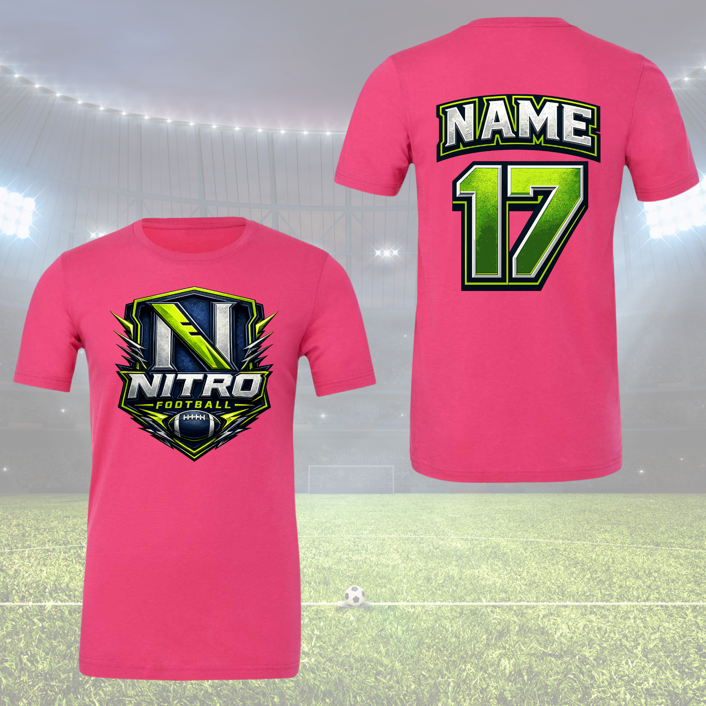 Nitro Football Adult Unisex Crew Neck Tee