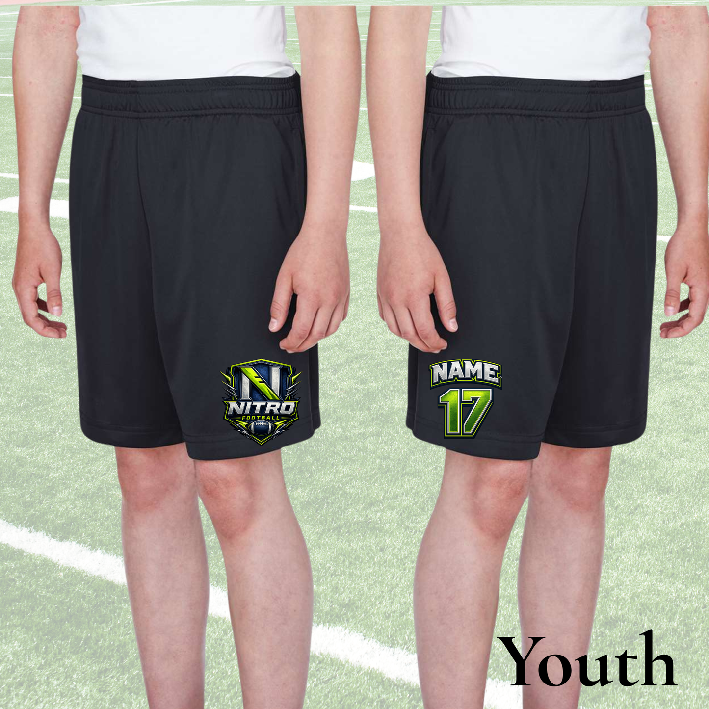 Nitro Youth Performance Shorts – Personalized