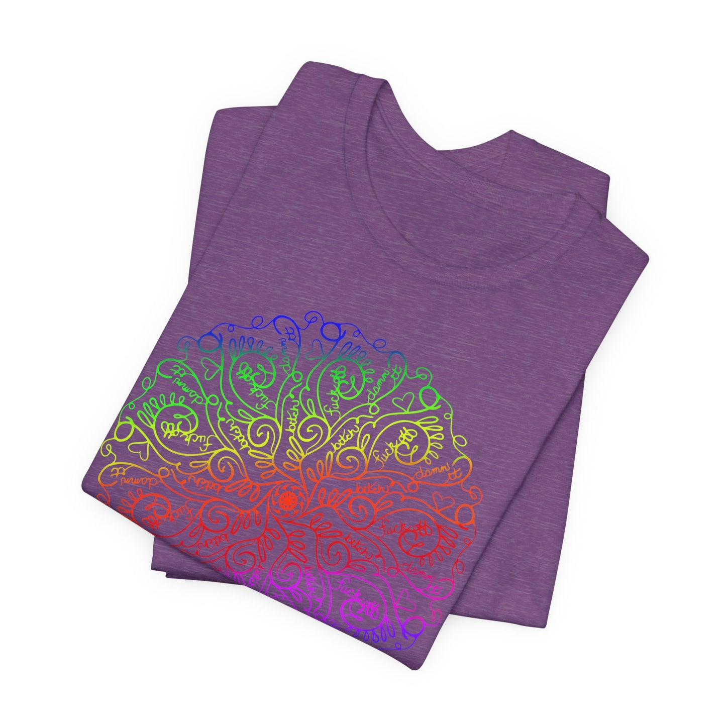 Hidden Message Rainbow Shirt – “If You Know You Know” Funny Graphic Tee for Women