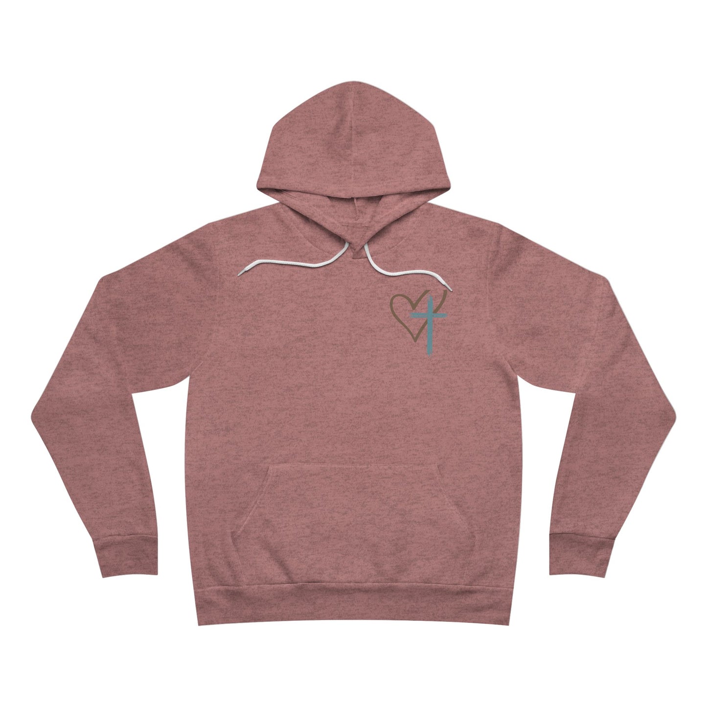 Jesus Has My Back Hoodie – Faith-Based Women’s Hoodie with Cross Design