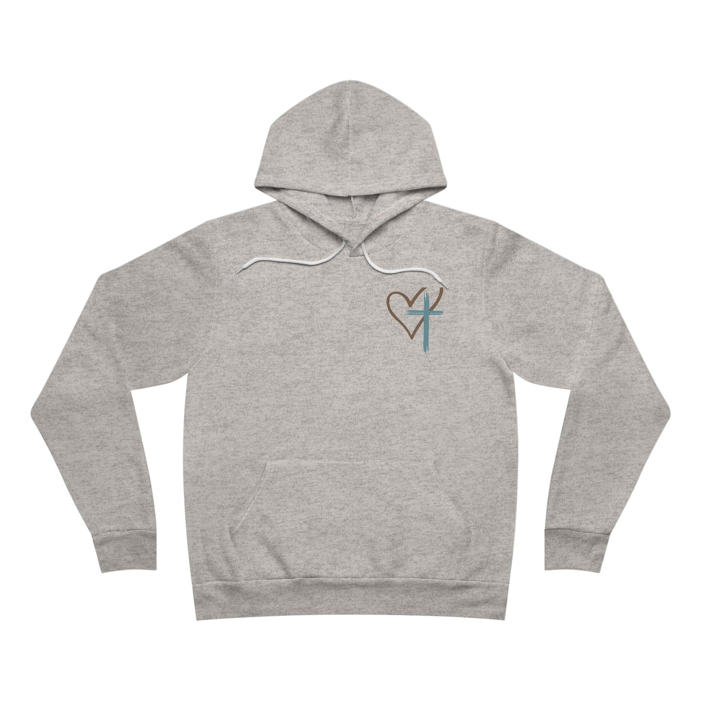Jesus Has My Back Hoodie – Faith-Based Women’s Hoodie with Cross Design