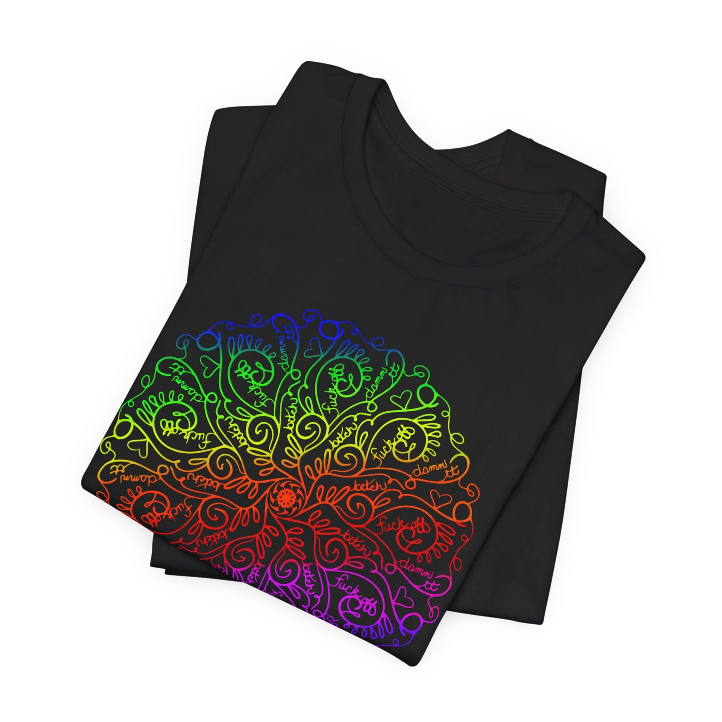 Hidden Message Rainbow Shirt – “If You Know You Know” Funny Graphic Tee for Women