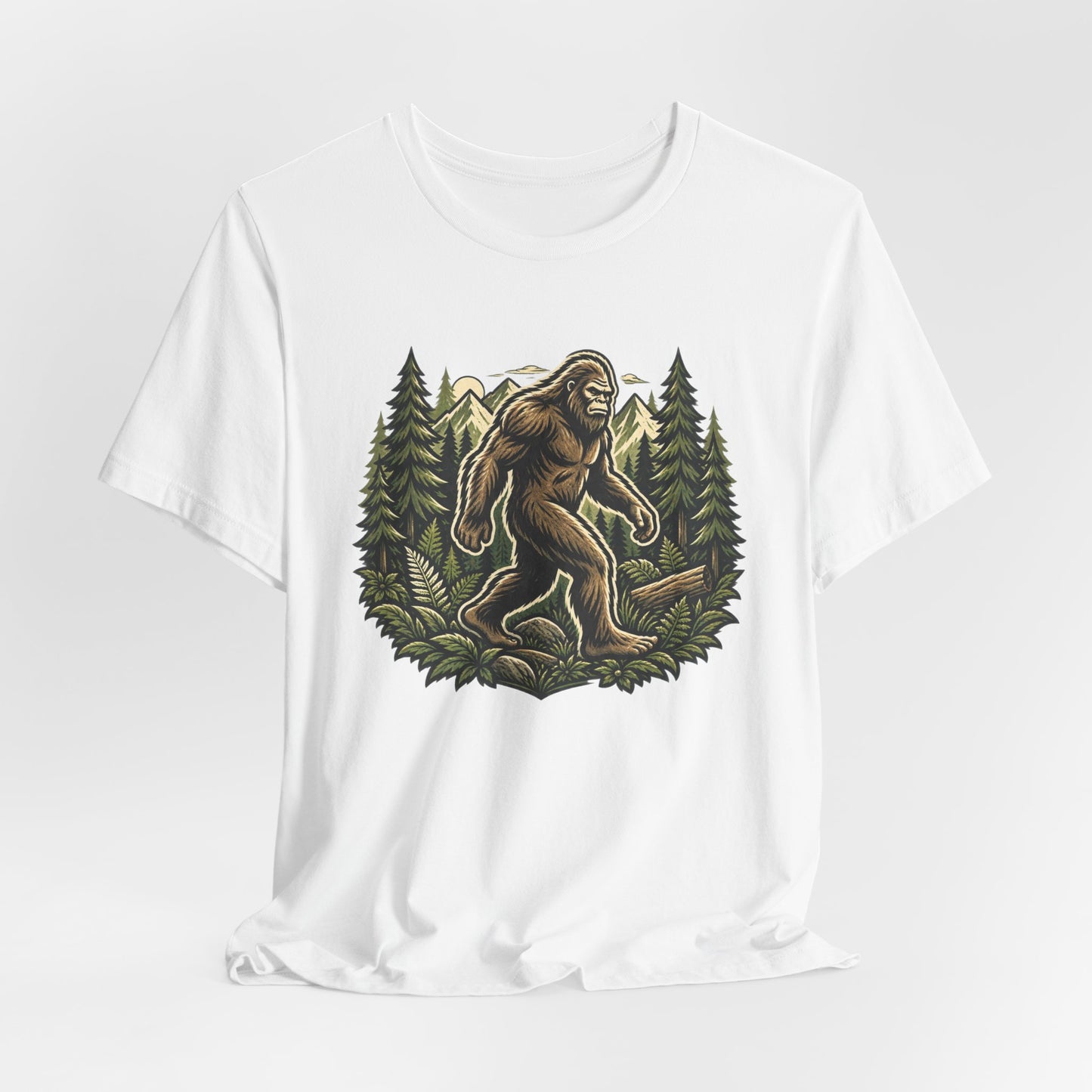 Bigfoot Mountain Adventure Tee | Sasquatch Graphic Shirt